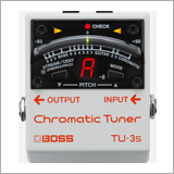 BOSS、ペダルボード用小型チューナー「TU-3S」をリリース