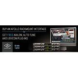 フックアップ、Avalon VT-737 Tube Channel StripをはじめとしたUADプラグインを最大で$1,793分無償提供する“Apollo Rackmount”プロモーションを開始！