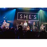 SHE’S、12月5日に大阪・Zepp Osaka Baysideで『SHE’S 10th Anniversary Tour「So Close, So Far」』ファイナル公演を開催！