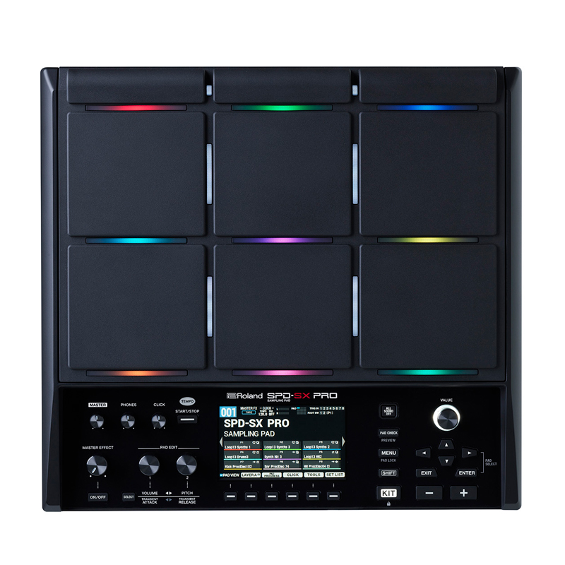ローランド、サンプリング・パッド「SPDシリーズ」の最上位モデル「SPD-SX PRO」をリリース！（ステージでの視認性、演奏性が向上。エレクトロニック・サウンドを使いこなすさまざまな演奏に最適）