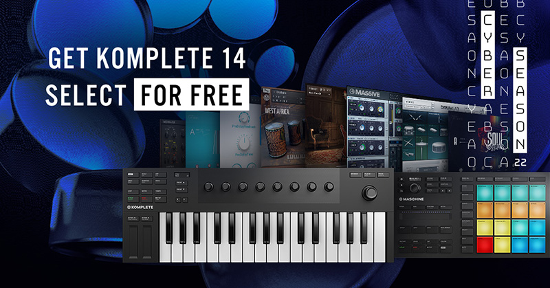 Native Instruments、CYBER SEASON 2022に超お得なハードウェアとソフトウェアのセールを追加！