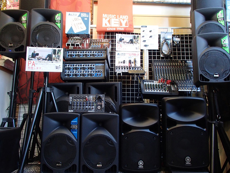 MUSICLAND KEY渋谷店1F　PAコーナー