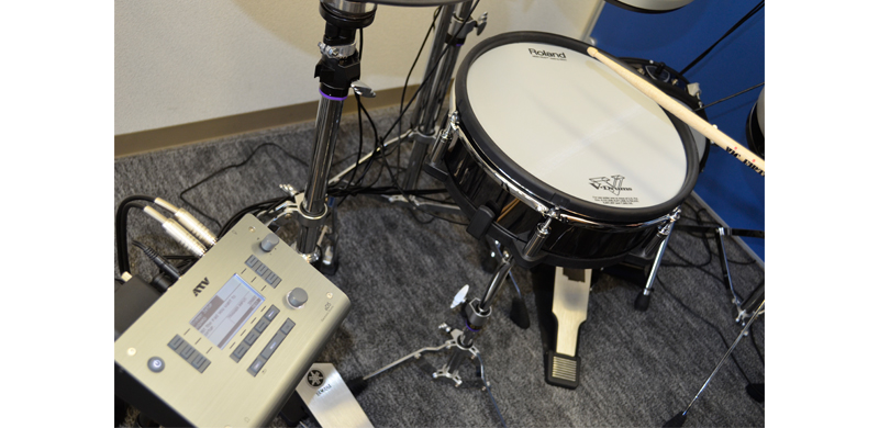 設定を行なうトリガーパッドを叩くことで、どのトリガーを設定するかを決定する