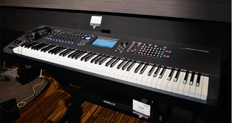 88鍵のピアノ鍵盤モデル「MONTAGE8」