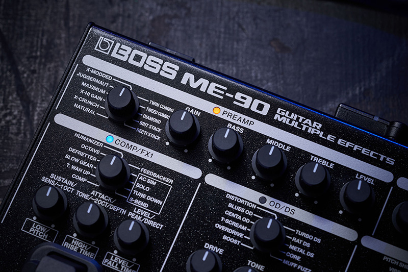 ローランドからBOSSのマルチ・エフェクター『ME-90』が登場
