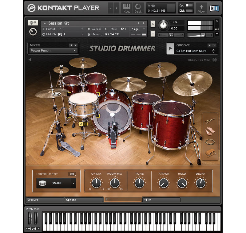 native instruments STUDIO DRUMMER