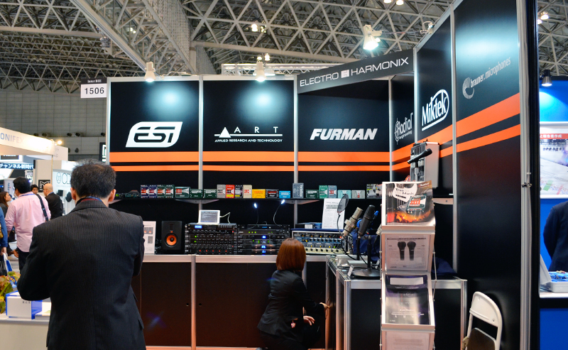 日本エレクトロ・ハーモニックスブース(Inter BEE 2015)