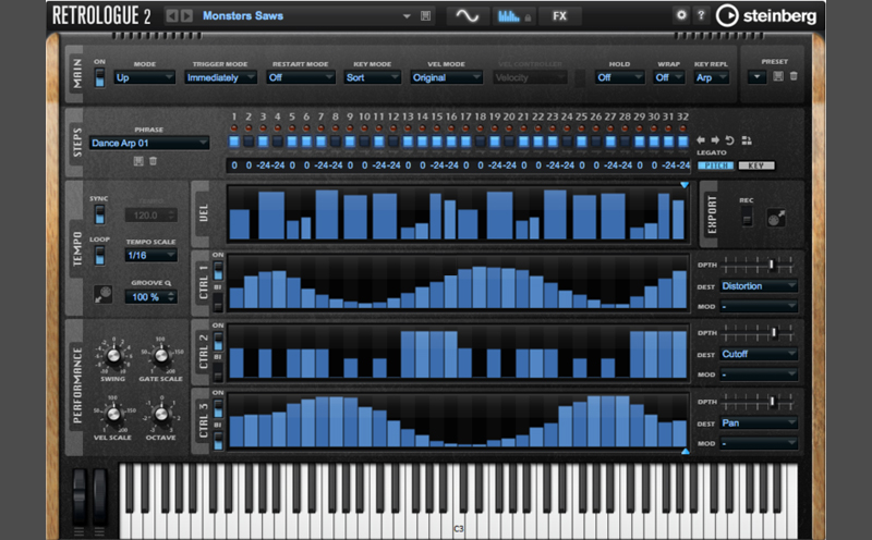 Retrologue2　シーケンサー