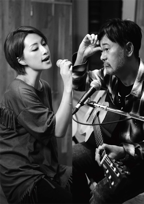 伴 都美子（左）と大渡 亮（右）