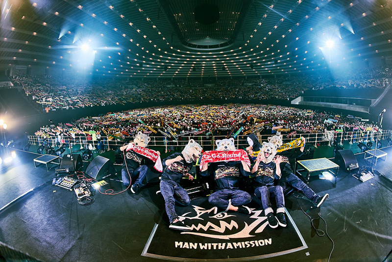 MAN WITH A MISSION、全国ツアー『MAN WITH A MISSION Presents「Merry-Go-Round Tour 2021」』のファイナル公演が大阪城ホールで開催！