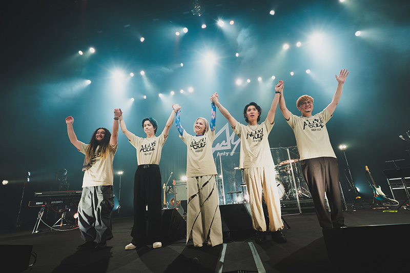 Anly、ワンマンライブ「A.L.I.V.E」が2023年7月1日に東京・LINE CUBE SHIBUYAで開催！