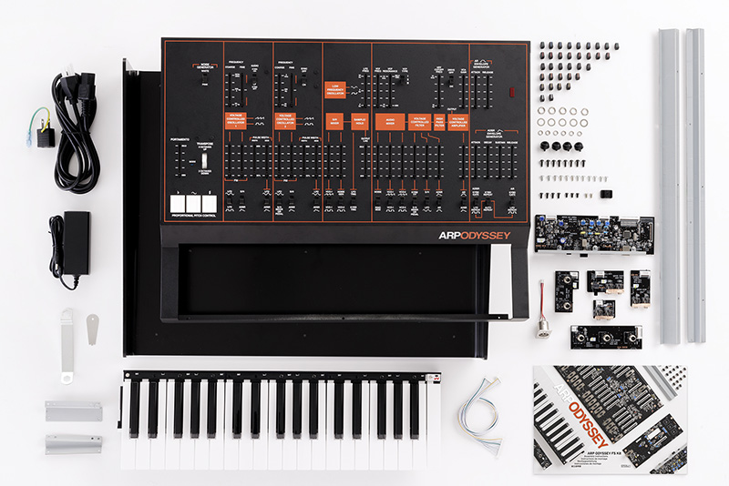 コルグからアナログ・デュオフォニック・シンセサイザー「ARP ODYSSEY FS Kit」がリリースされた。