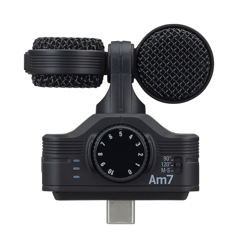 ズーム、Androidデバイス用の高音質ステレオマイク「Am7」をリリース！