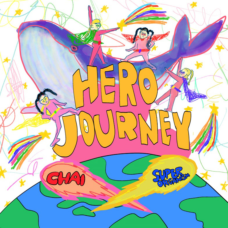 CHAI、盟友Superorganismとのコラボ曲「HERO JOURNEY」リリース！今年2度目の単独USツアーも発表！ 