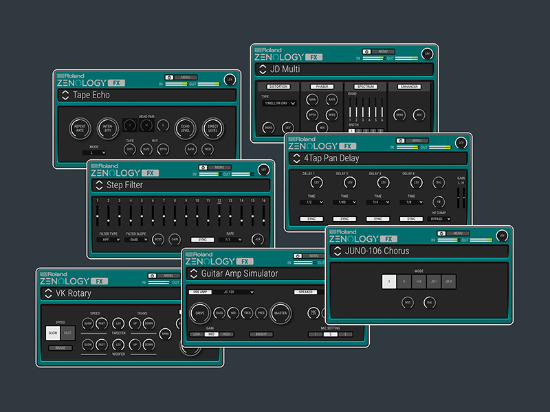 ローランド、『ZENOLOGY FX』をRoland Cloudより提供開始！（90種以上の高品位なエフェクト群をDAWでの楽曲制作に使用できる）