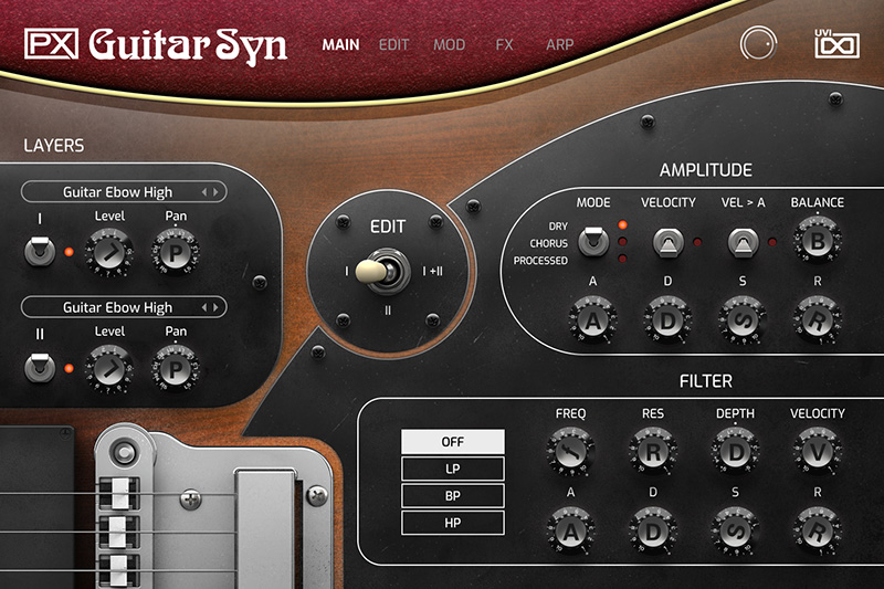 UVIから元祖ギターシンセをベースにした音源「PX GUITAR SYN」がリリースされた