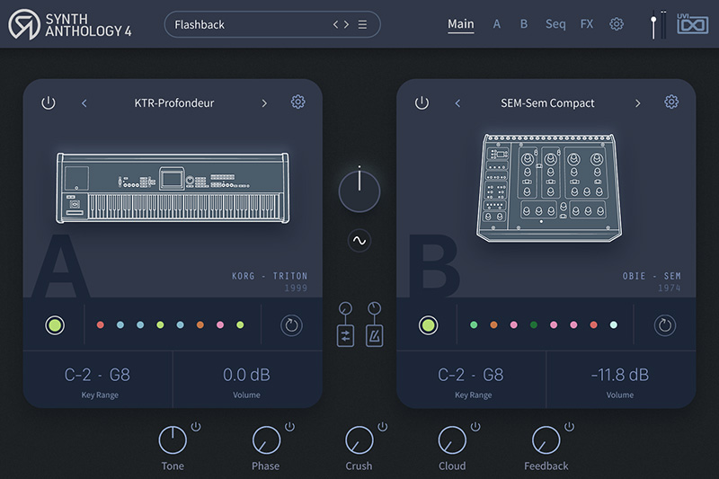 UVI、「Synth Anthology 4」をリリース！（マシーンラーニングやMPE対応など、完全一新したハードウェアサウンドのシンセワークステーション）