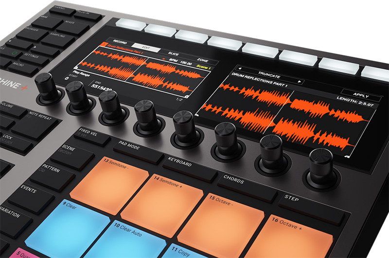 Native Instruments、「MASCHINE+」をリリース！（スタンドアローン型のパフォーマンス＆音楽制作システム）