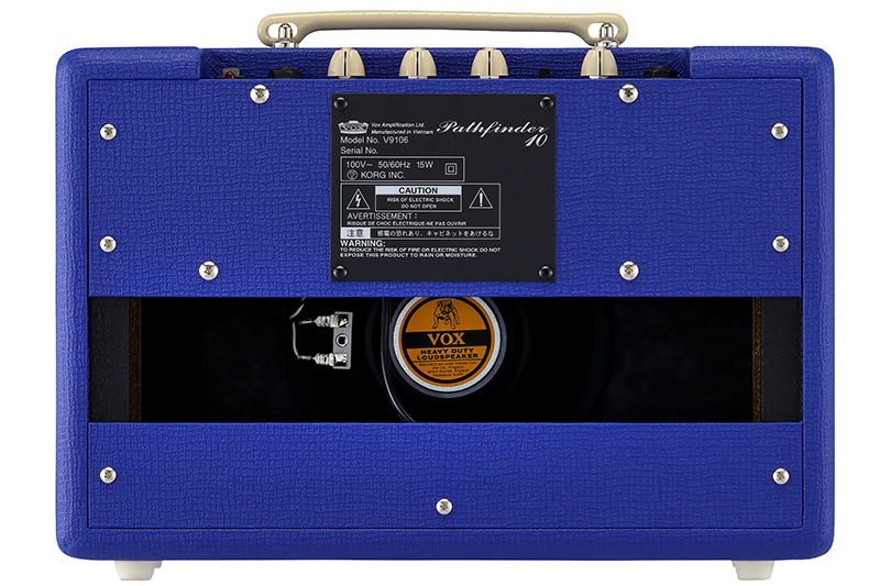 VOX「Pathfinder10 RB(Royal Blue)」と「Pathfinder 10 CB(Cream Brown)」