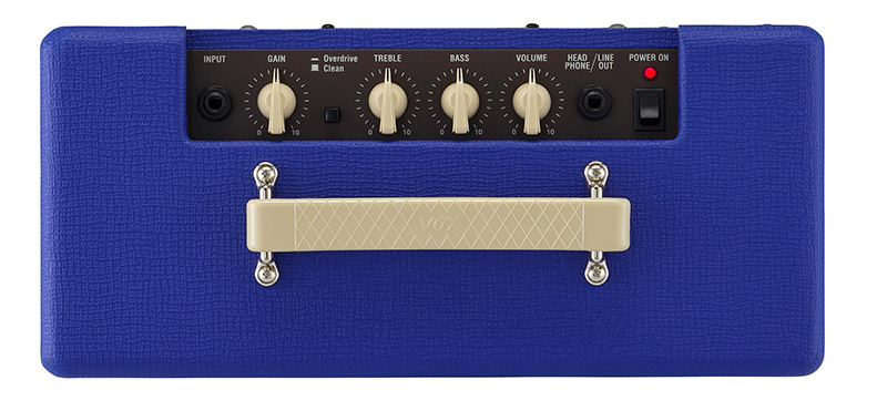 VOX「Pathfinder10 RB（Royal Blue）」と「Pathfinder 10 CB（Cream Brown）」