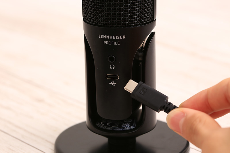 Profile USB Microphone USB接続
