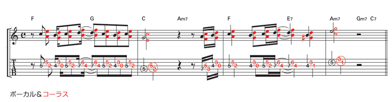 3度上と3度下を足した3声のハーモニー【コーラスメロディーの作り方 その5】