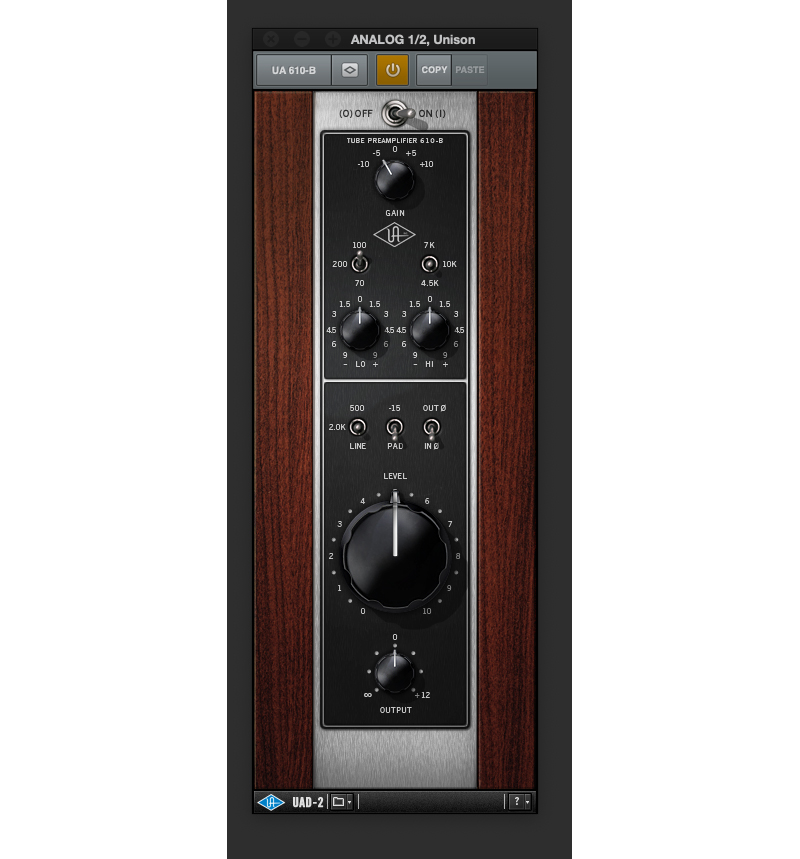 「UA 610-B Tube Preamp and EQ」