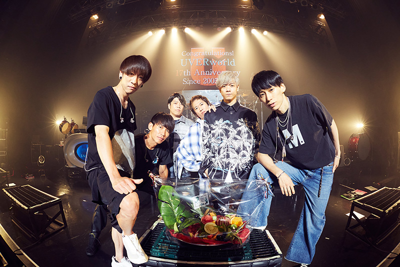 UVERworld、デビュー17周年記念ライブ後の初TikTok LIVE内でニューシングル『ピグマリオン』のリリースを発表！