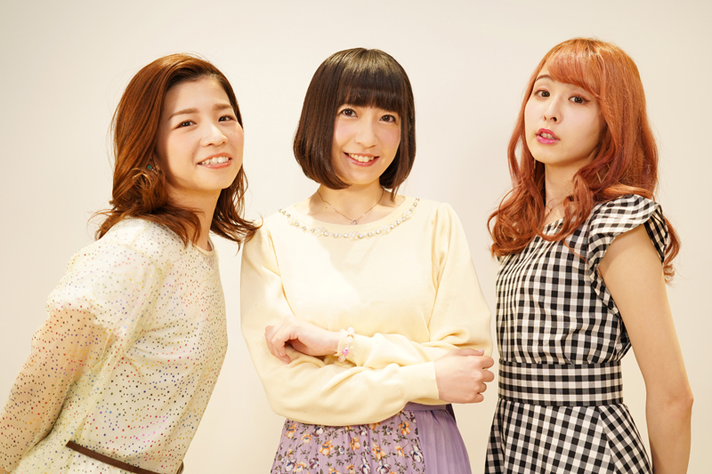 遠藤瑠香、未来みき、巴山萌菜