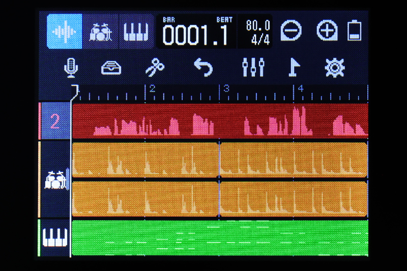 ZOOM R12・写真1-1_波形