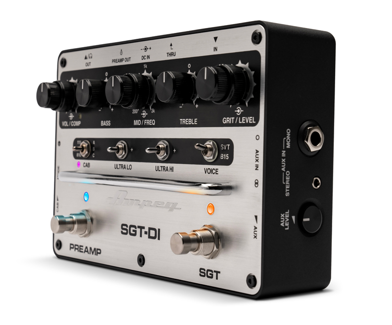 ヤマハミュージックジャパン、Ampeg「SGT DI」をリリース！（Ampeg伝統のトーンや操作性とモダンなテクノロジーが融合したオール・イン・ワンのDIボックス）