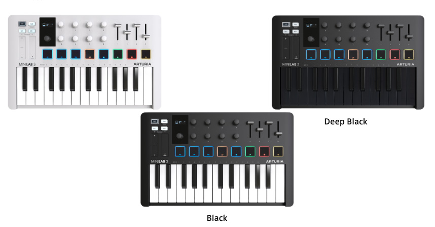 コルグ、Arturia「MiniLab 3」をリリース！（手にしたその日から音楽制作を楽しめるコンパクトなMIDIキーボード＆パッド・コントローラー）