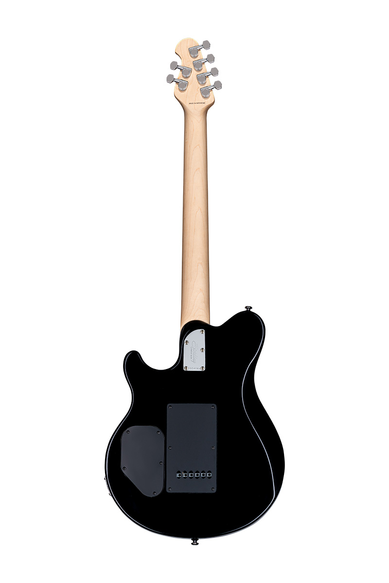 Sterling by Music Man「AXIS FLAME MAPLE TOP」(Trans Gold)