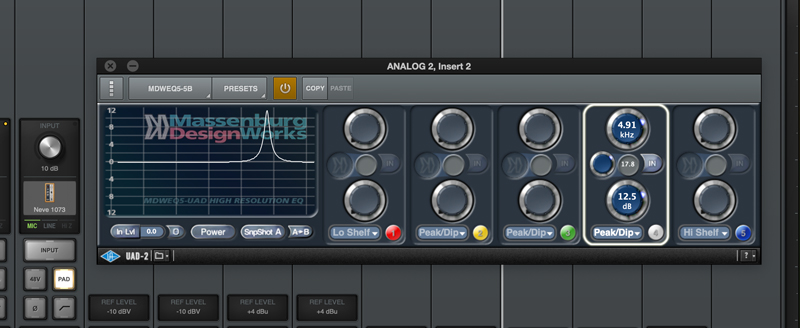 「Massenburg MDWEQ5 Parametric EQ」