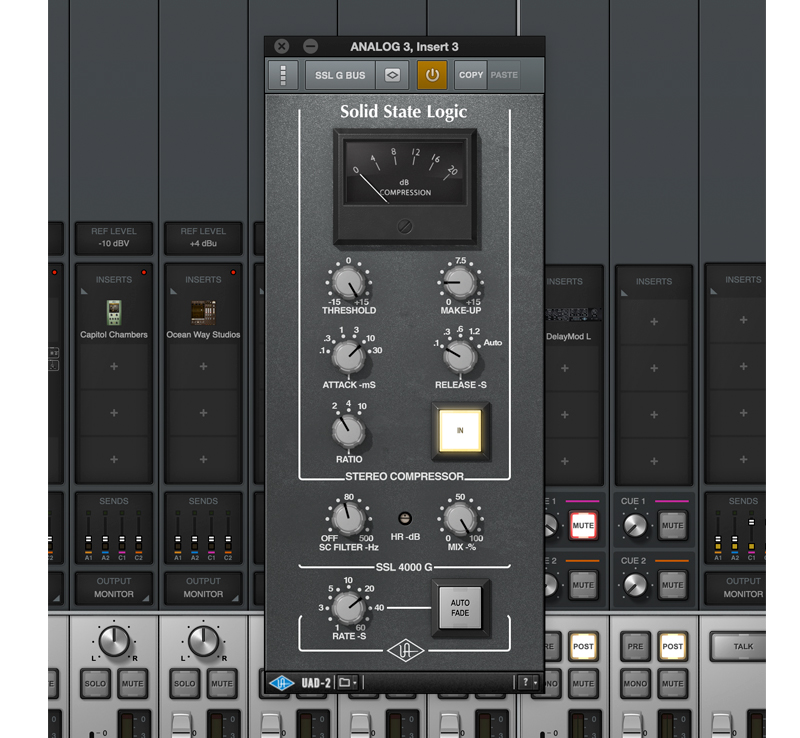 「SSL 4000 G Bus Compressor」