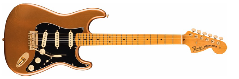 『Bruno Mars Stratocaster®』2023年11月8日（水）世界同時発売！   アーティスト、マルチプレイヤー、ソングライター、プロデューサーとして 全世界で活躍するブルーノ・マーズのシグネイチャーギターが登場！