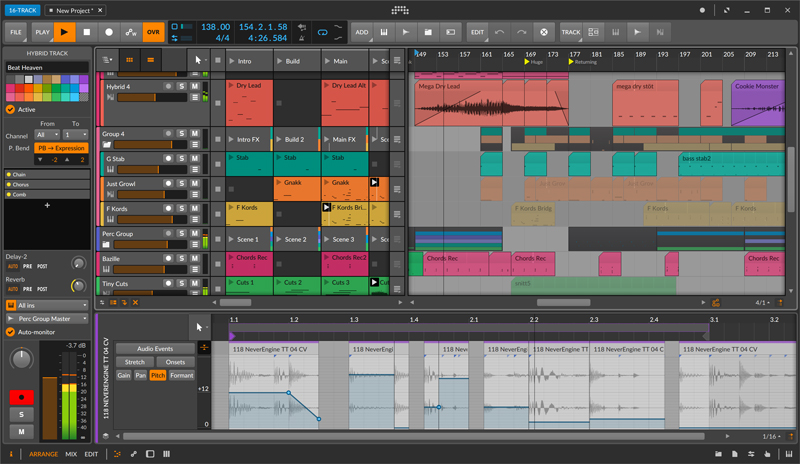 「Bitwig Studio 16-Track」