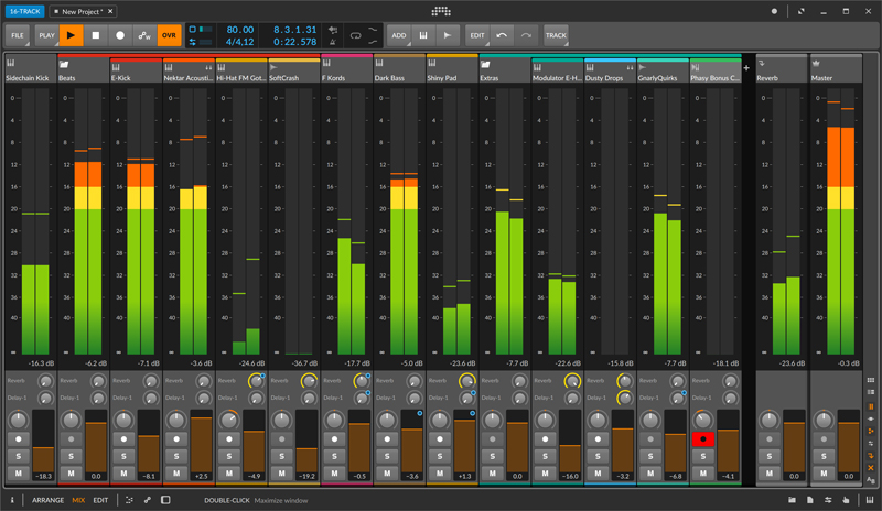 「Bitwig Studio 16-Track」