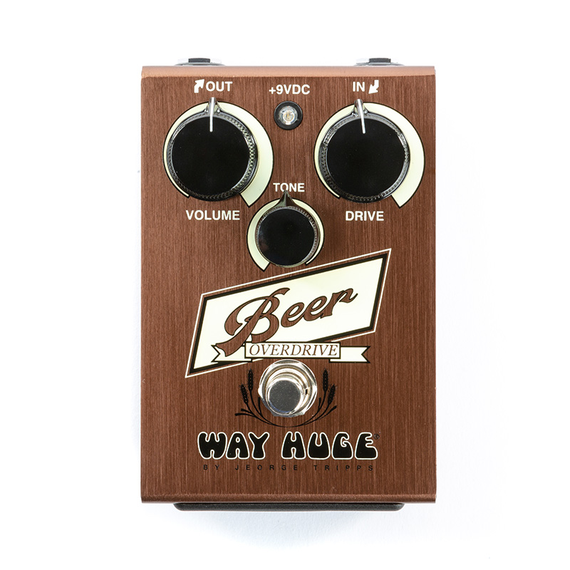 モリダイラ楽器、Way Huge「WHE205BR Beer Overdrive」をリリース！（「Saucy Box Overdrive」のサウンドが装いも新たに「Beer Overdrive」として登場）