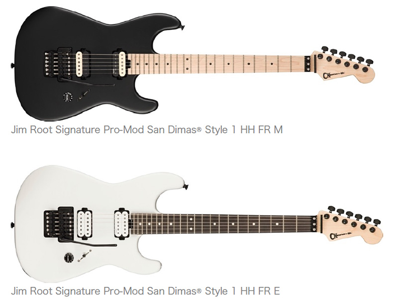 フェンダーミュージックからジム・ルートのCHARVEL®シグネイチャーギター「Jim Root Signature Pro-Mod San Dimas® Style 1」がリリースされた。