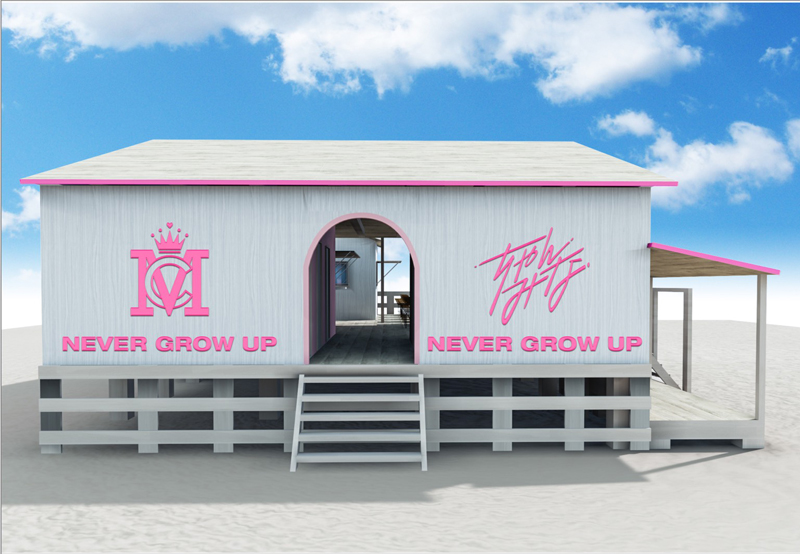 ちゃんみな、2ndフルアルバム『Never Grow Up』の発売を記念して、ちゃんみなの海の家が由比ヶ浜に期間限定でオープン！