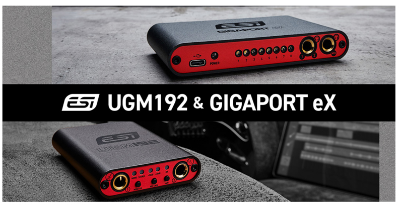 ESI「UGM192」と「GIGAPORT eX」