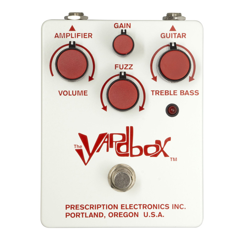 エレハモ、Prescription Electronics「Yardbox」をリリース！（ヤードバーズのジェフ・ベックやジミー・ペイジが使用していたファズ・ペダルを再現）