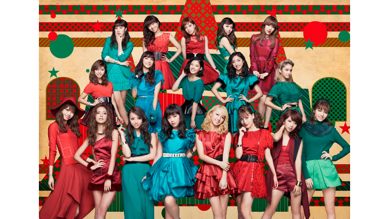 E-girlsのクリスマス姿
