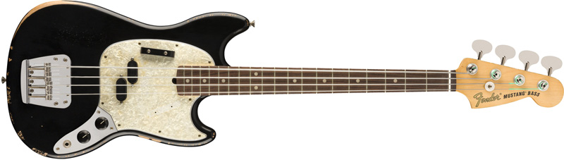 フェンダーミュージック、「JUSTIN MELDAL-JOHNSEN ROAD WORN MUSTANG BASS」をリリース！（BECKやNINE INCH NAILSのベーシスト、ジャスティン・メルダル・ジョンセンのシグネイチャーモデルのブラックカラー）