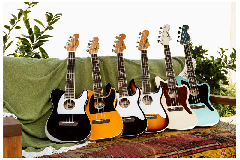 フェンダーミュージック、「FULLERTON UKULELEシリーズ」の販売を開始！