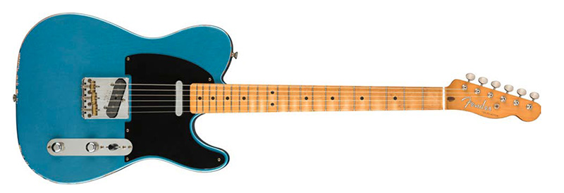 ■製品名：VINTERA ROAD WORN® ʻ50S TELECASTER® ■カラー：LAKE PLACID BLUE（写真）、VINTAGE BLONDE