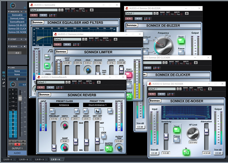 SONNOX製のプラグイン