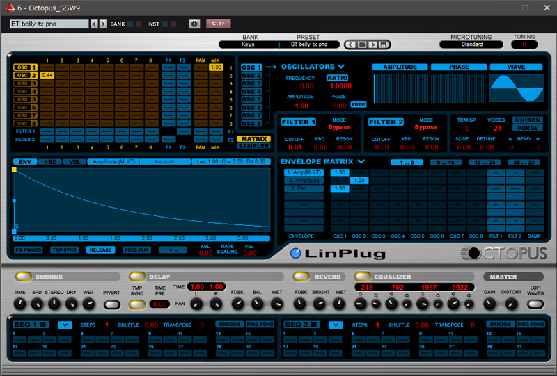 FMシンセ「Octpus」