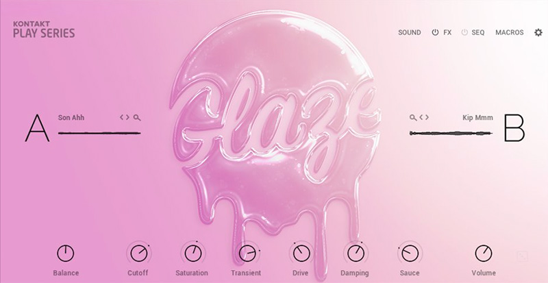 Native Instruments、Play Series「GLAZE」をリリース！（艶のあるボーカル音源）